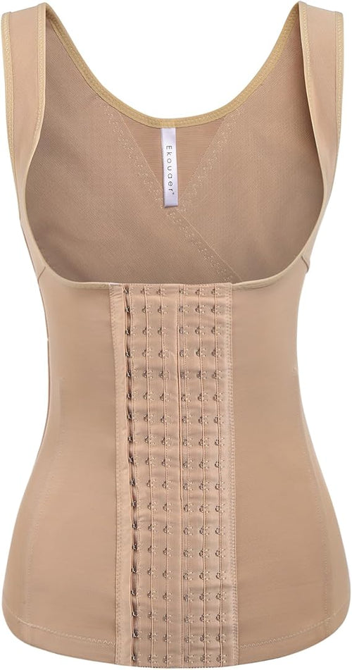 Corset Vest Steel Boned Hourglass Body