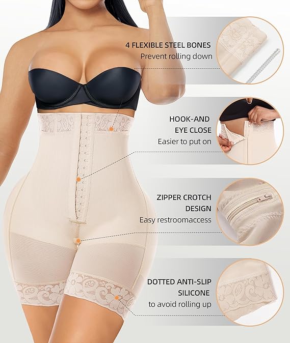 Strapless Body Shaper  Butt Lifter